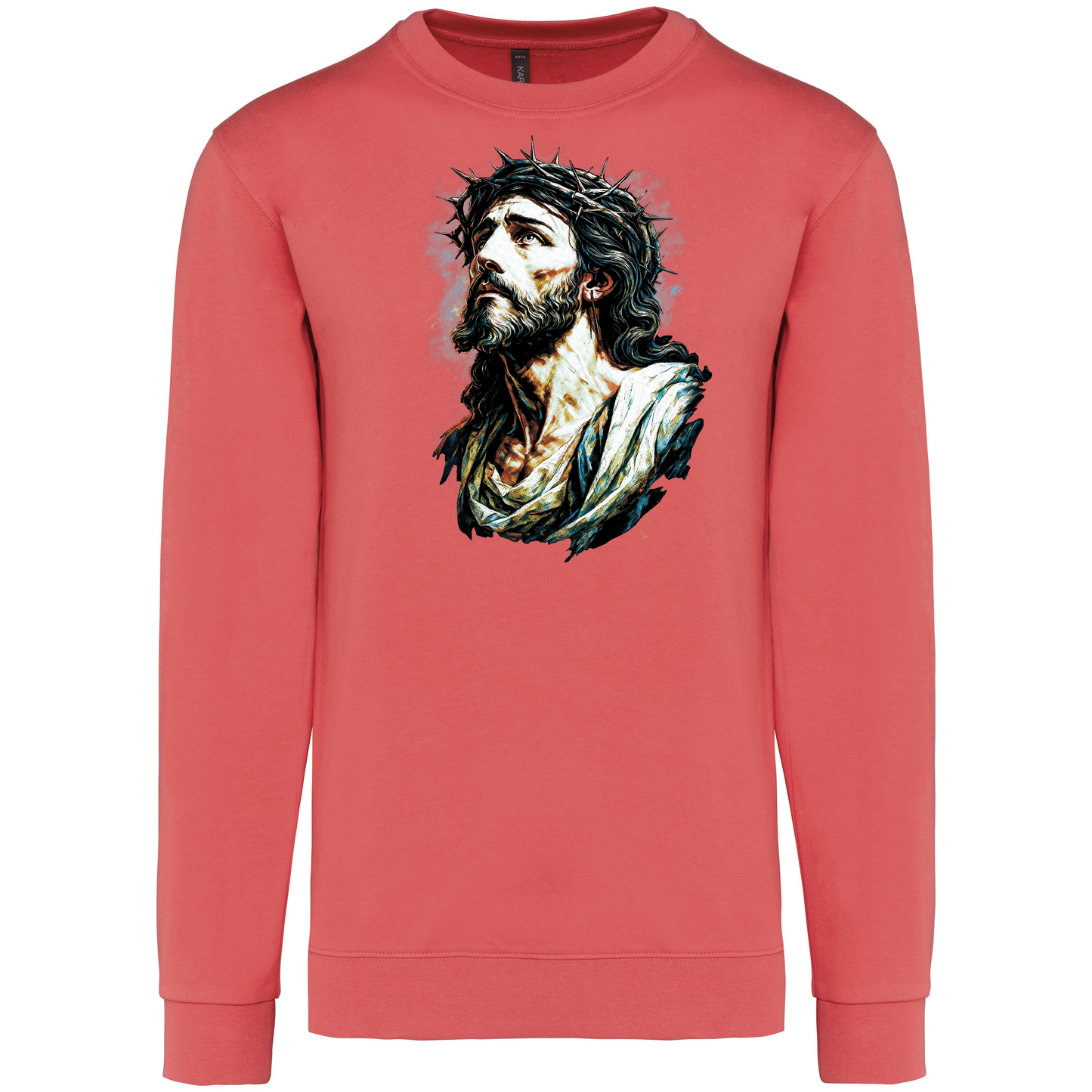 Sweatshirt Kariban sem Capuz Jesus Cristo