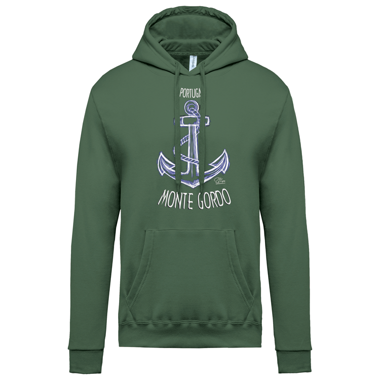 Sweatshirt Kariban com Capuz Âncora Monte Gordo