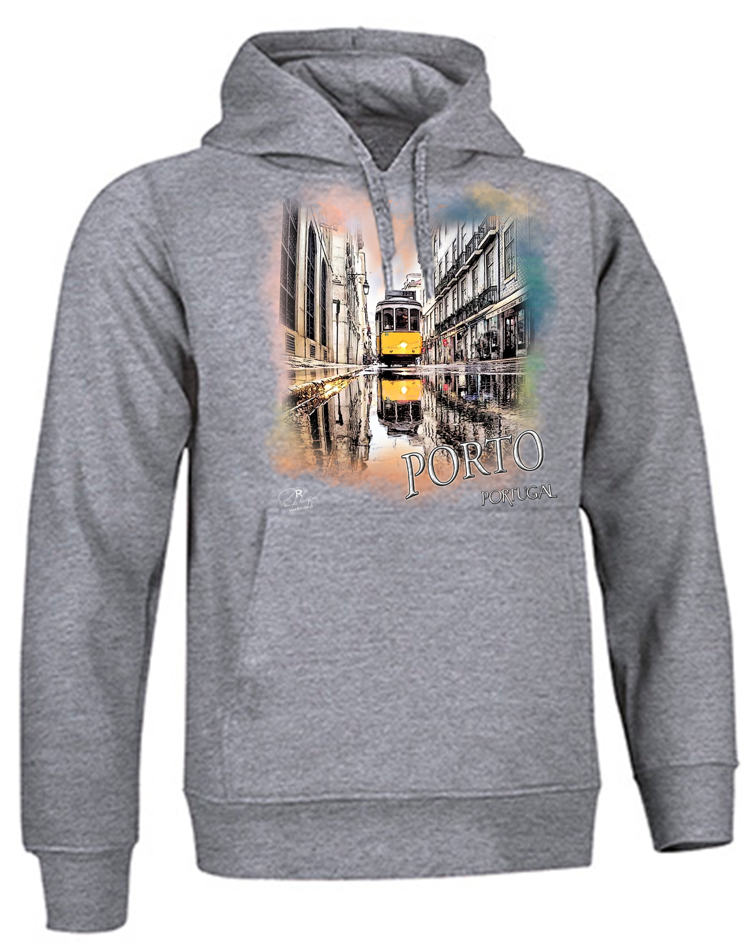Sweatshirt Valento com Capuz, Espelho Lp