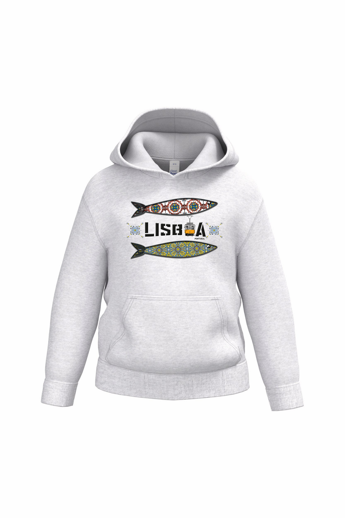 Sweatshirt com capuz Ideal Kids 2 Sardinhas Lisboa