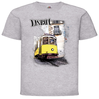 T-shirt Fruit of the Loom Kids Crazy Tram
