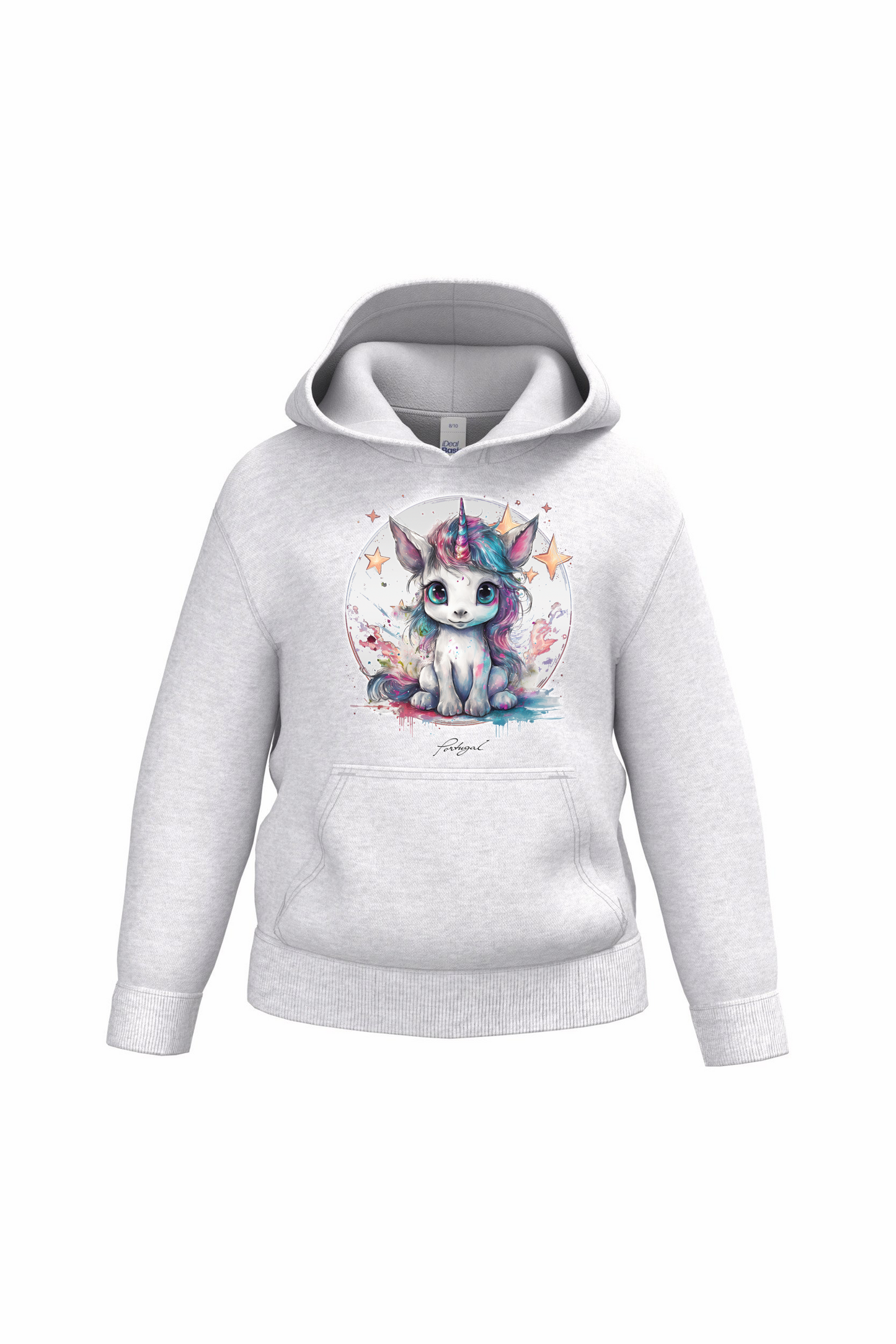 Sweatshirt com capuz Ideal Kids Unicórnio