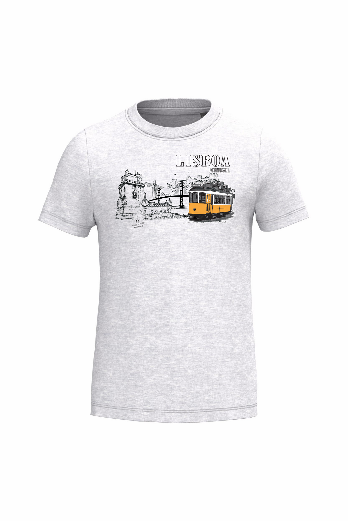 T-shirt de Criança Kariban Monumentos Lisboa