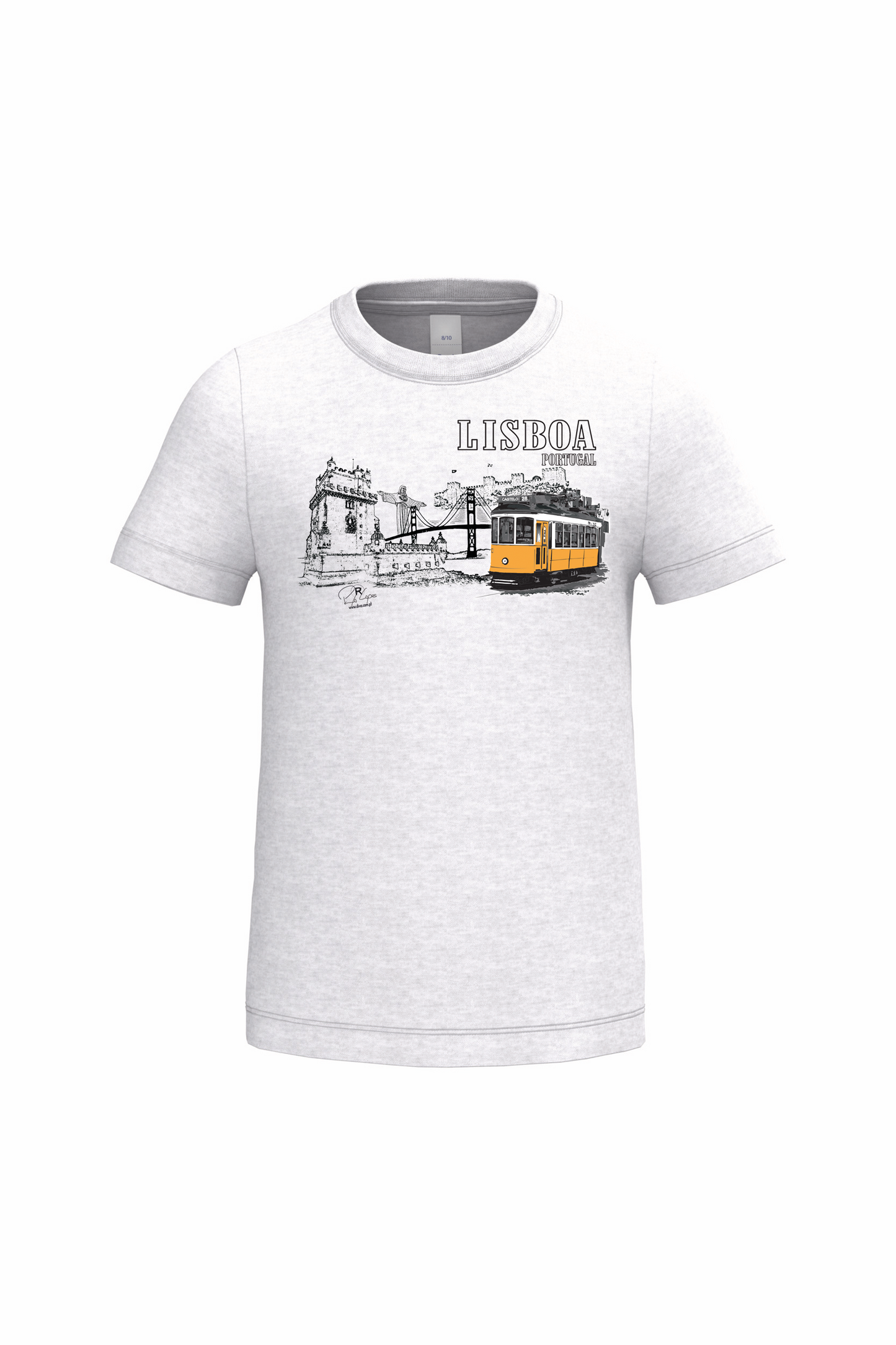 T-shirt Ideal Kids Monumentos Lisboa