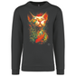 Sweatshirt Kariban sem Capuz Tattooed Cat