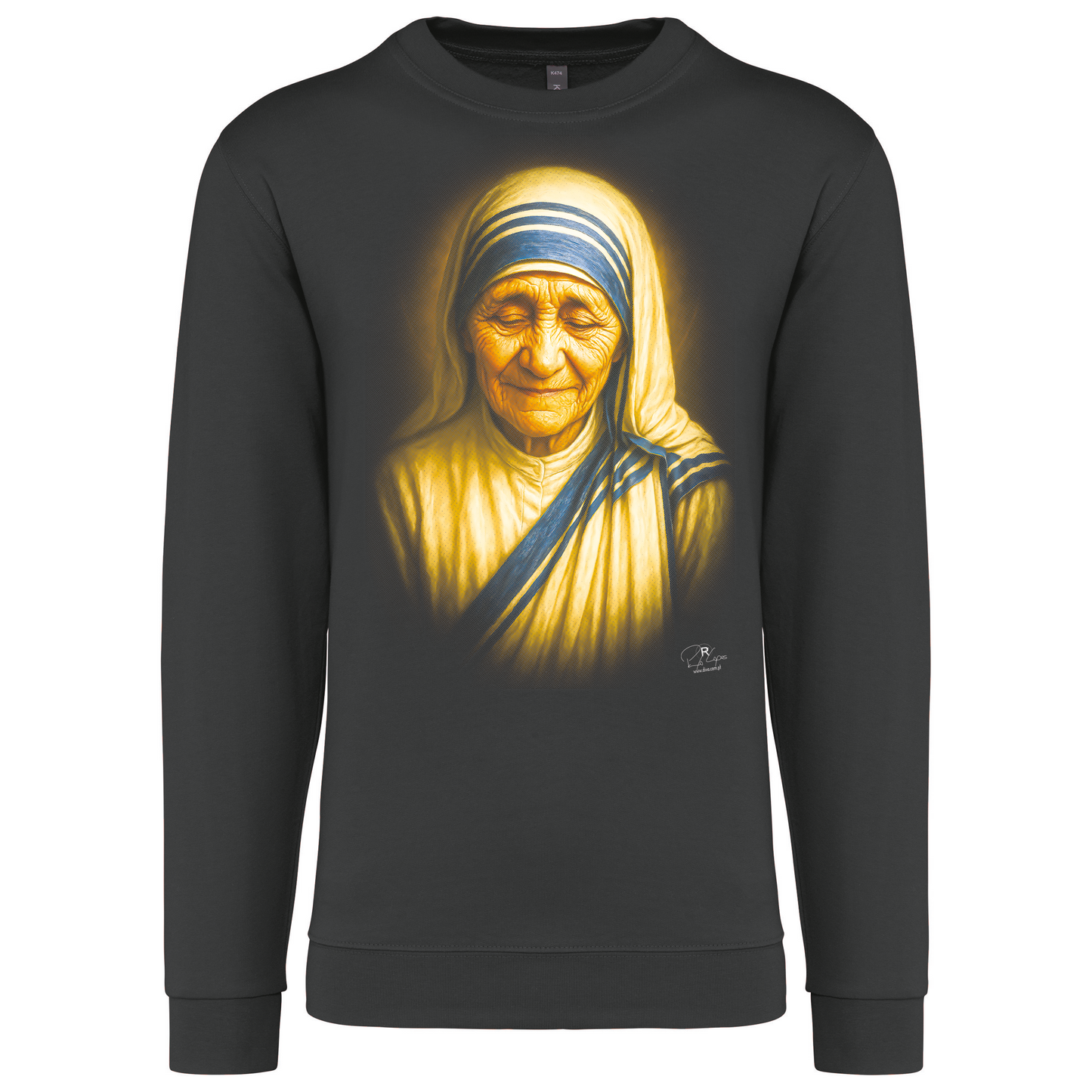 Sweatshirt Kariban sem Capuz Madre Teresa de Calcutá
