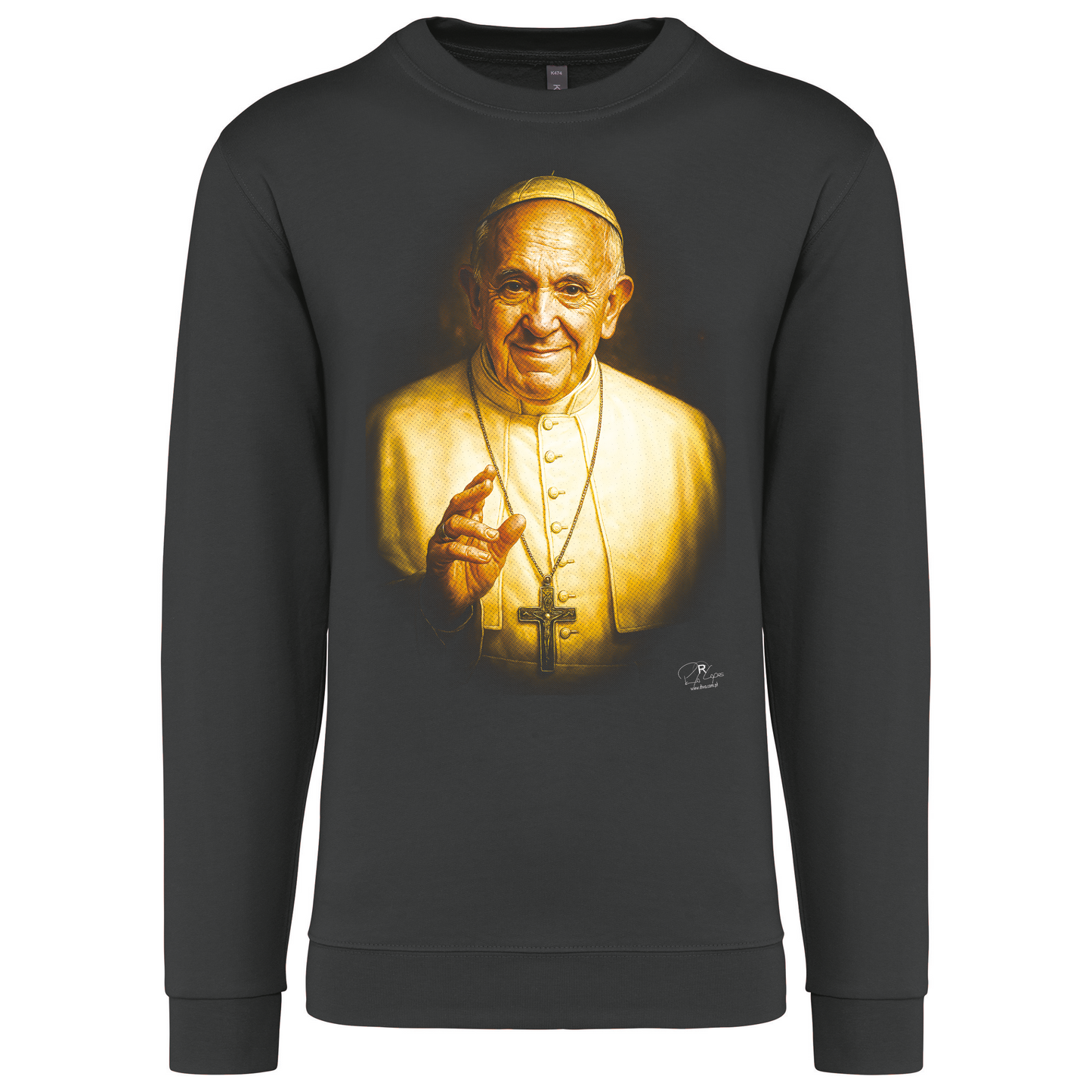 Sweatshirt Kariban sem Capuz Papa Francisco