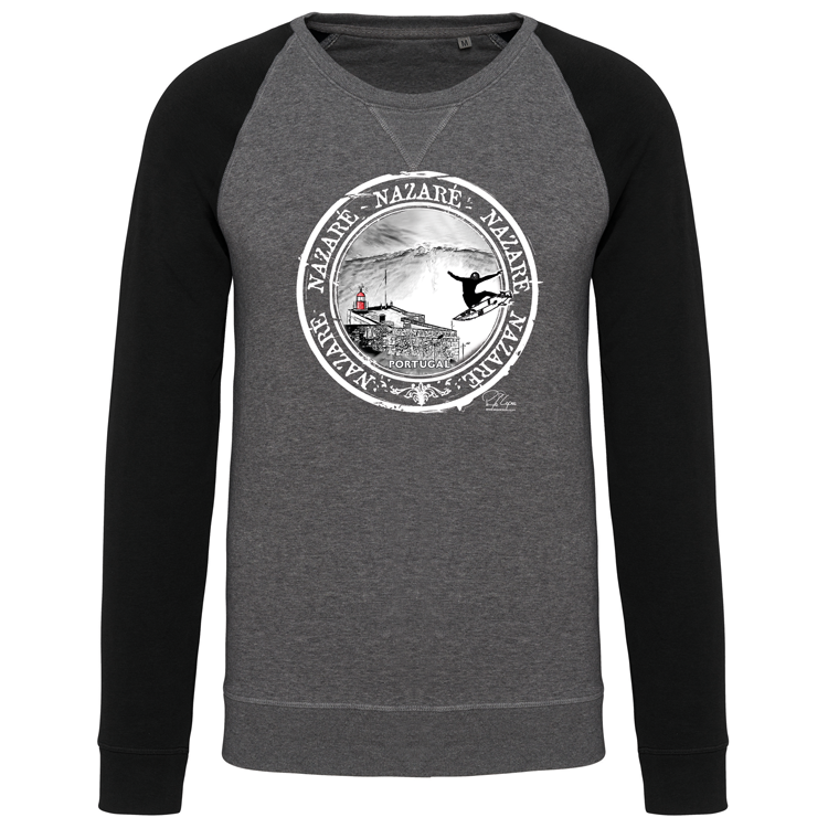 Sweatshirt Bicolor sem capuz Selo Nazaré
