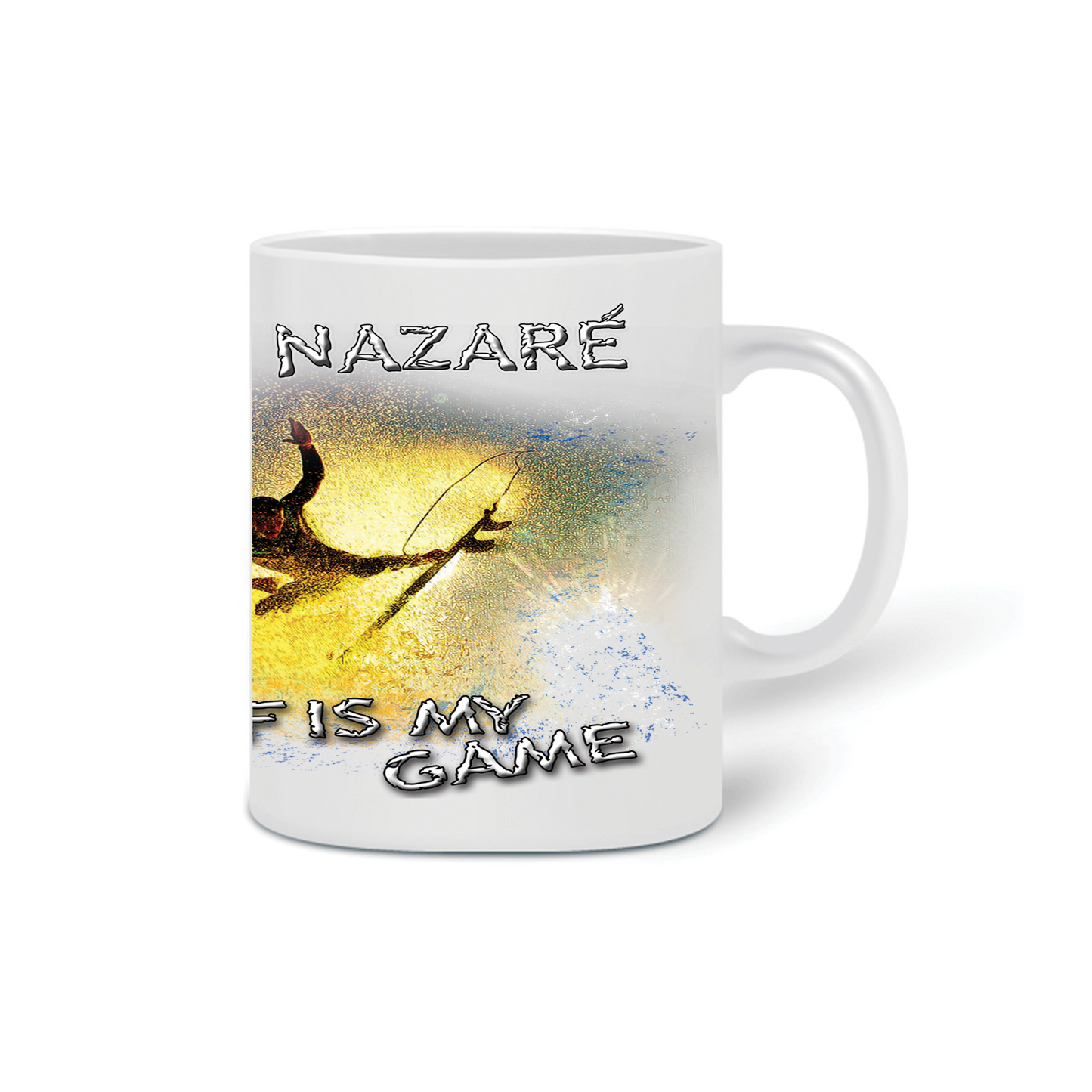 Caneca Surf is My Game Nazaré