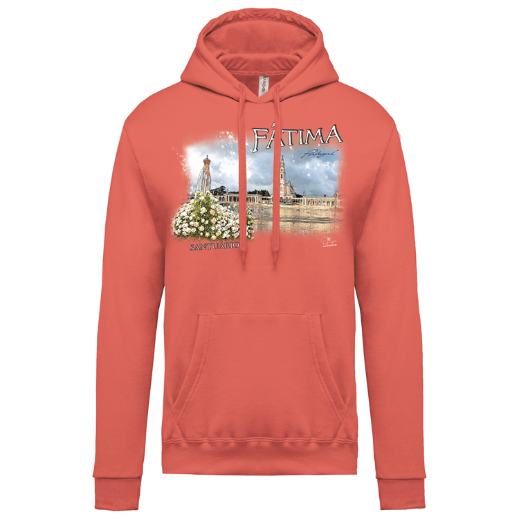 Sweatshirt Kariban com Capuz Santuário de Fátima