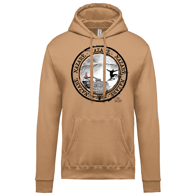 Sweatshirt Kariban com Capuz Selo Nazaré