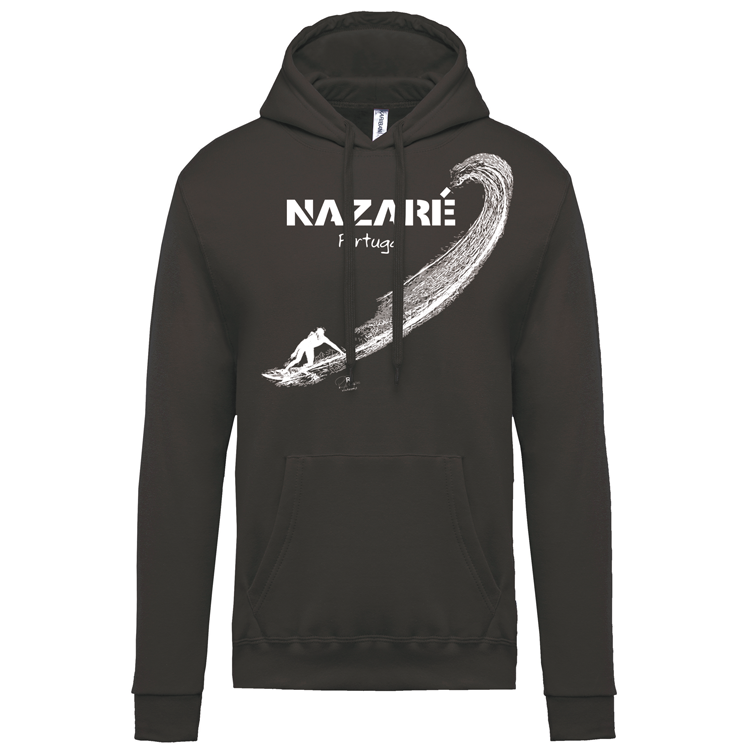 Sweatshirt Kariban com Capuz Surf Nazaré