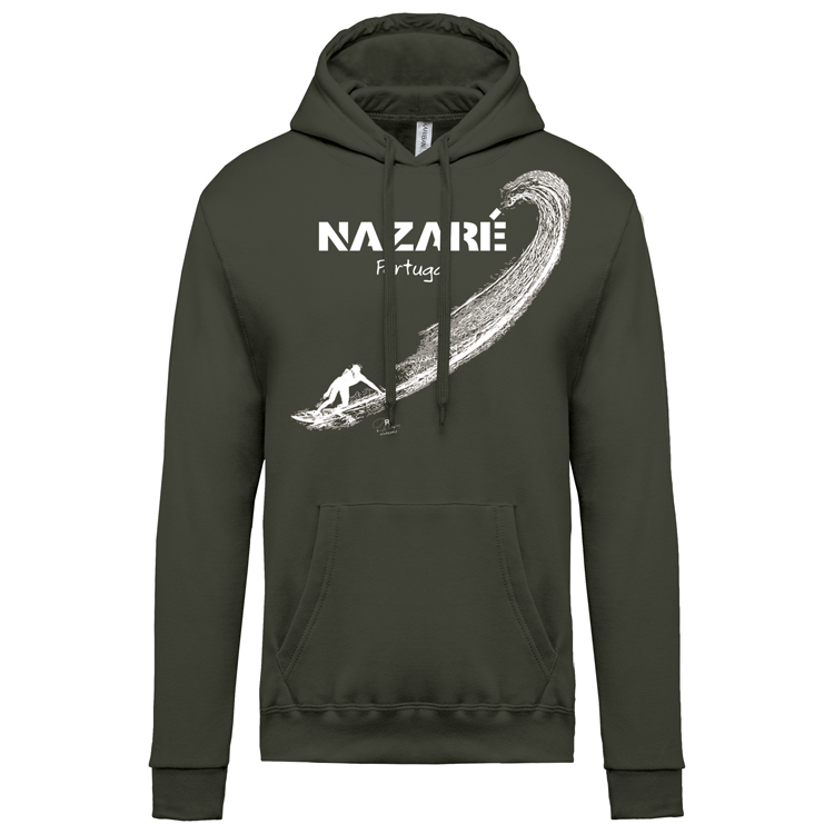 Sweatshirt Kariban com Capuz Surf Nazaré