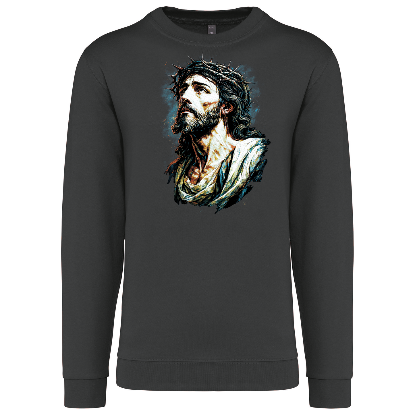 Sweatshirt Kariban sem Capuz Jesus Cristo