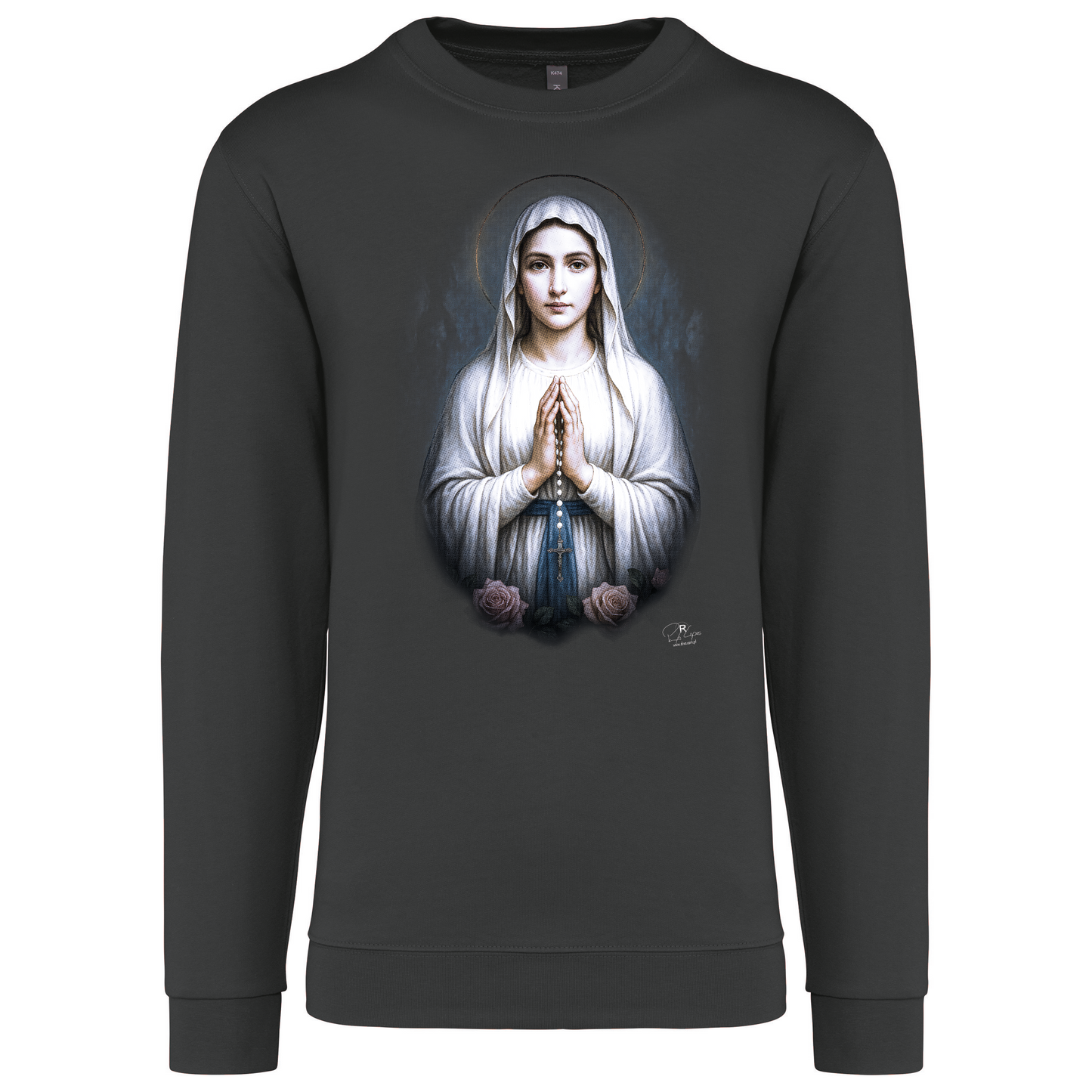 Sweatshirt Kariban sem Capuz Virgem