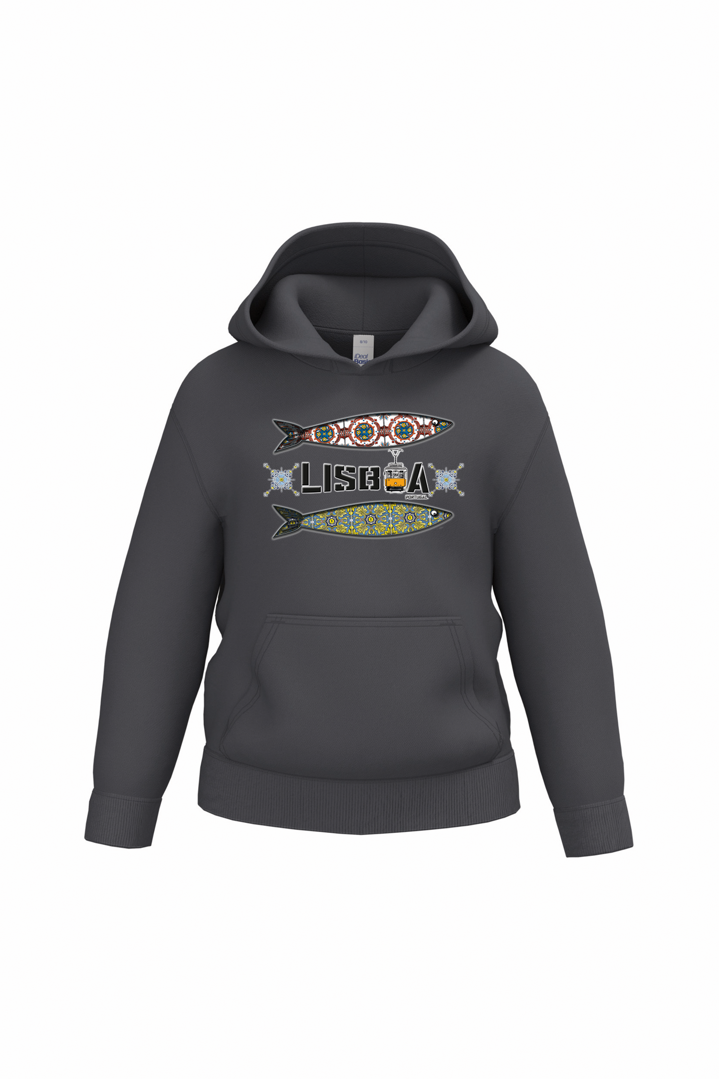 Sweatshirt com capuz Ideal Kids 2 Sardinhas Lisboa