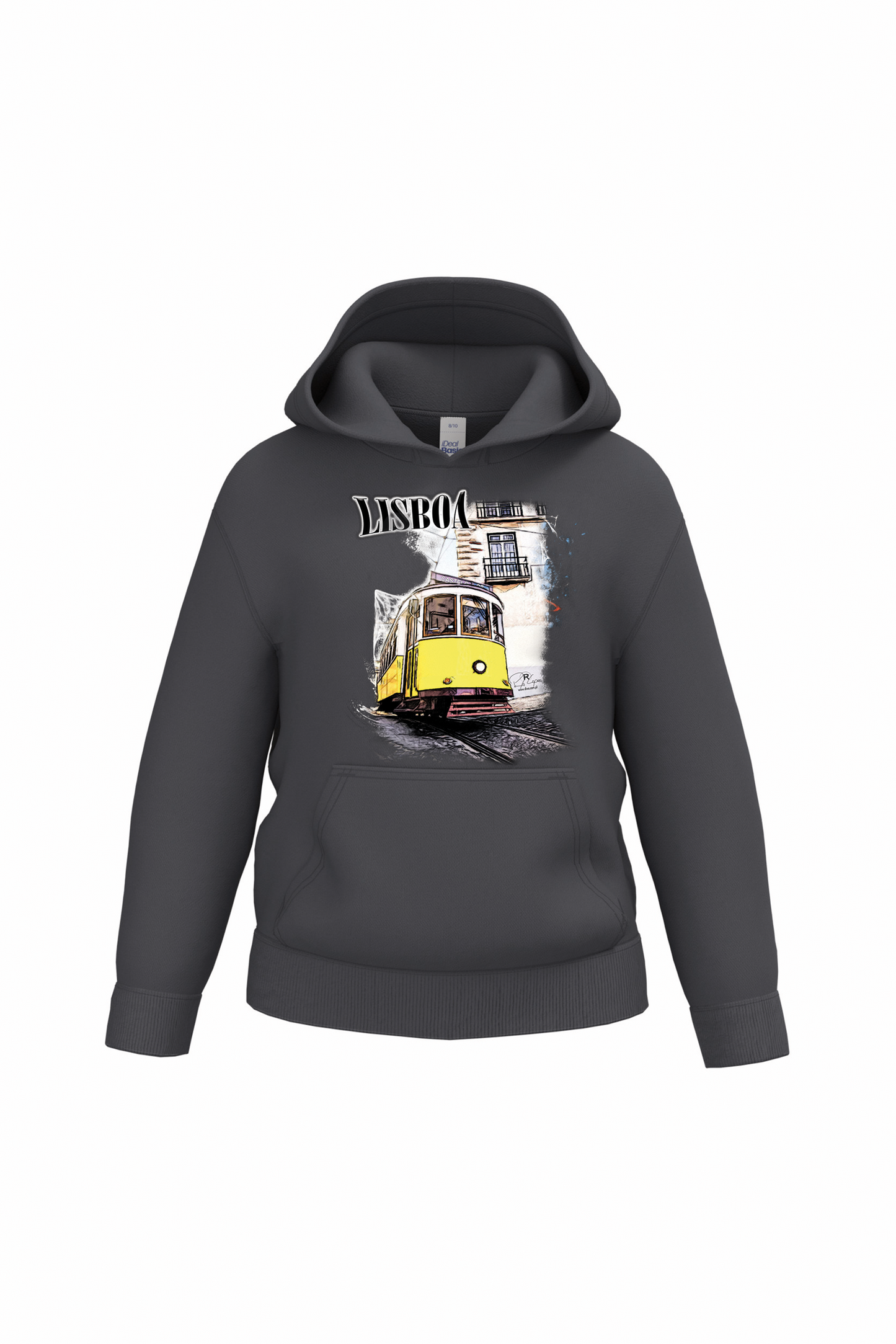 Sweatshirt com capuz Ideal Kids Crazy Tram