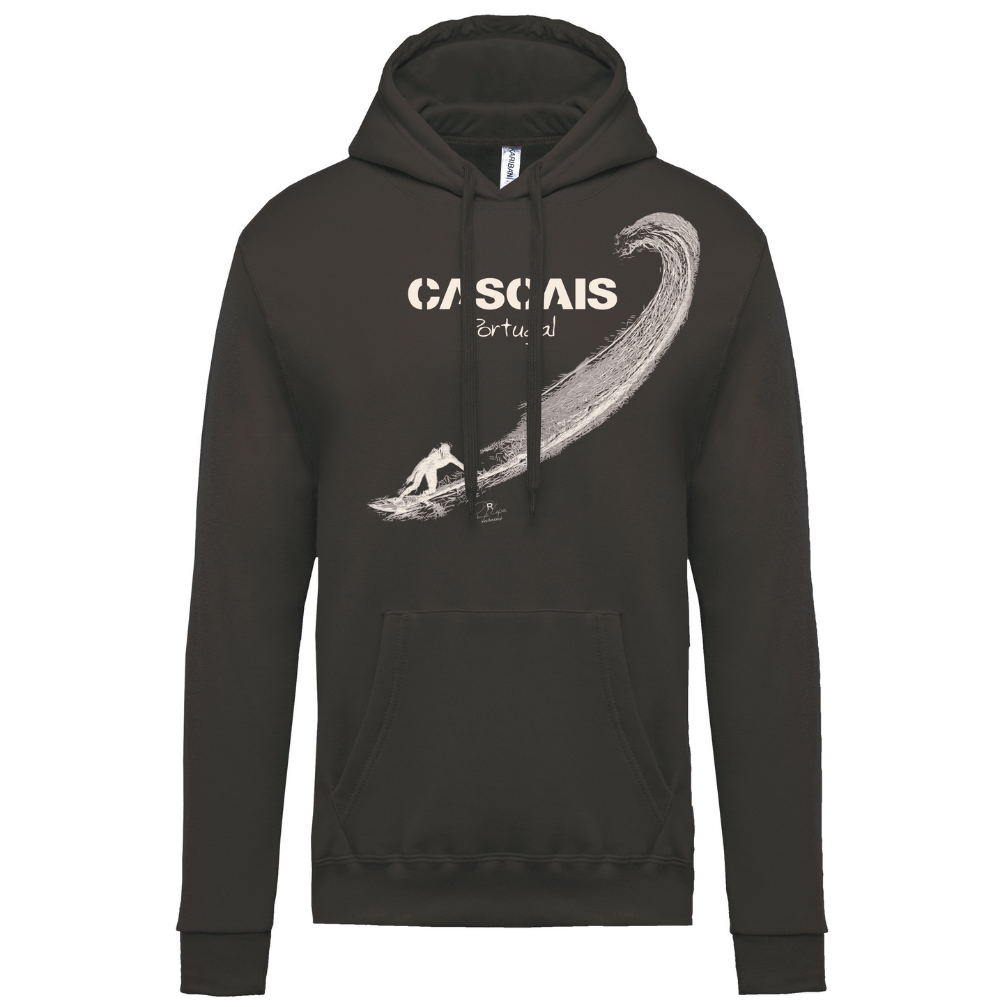 Sweatshirt Kariban com Capuz Surf Cascais