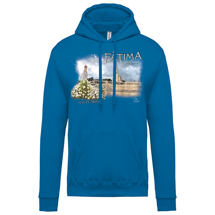 Sweatshirt Kariban com Capuz Santuário de Fátima