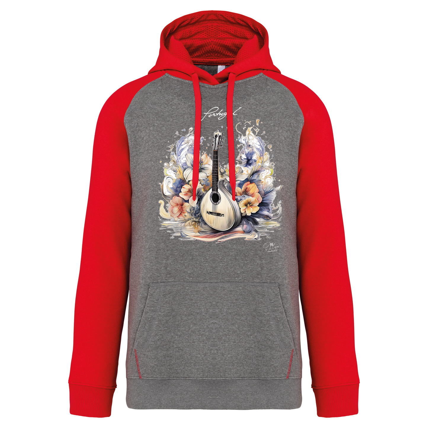Sweatshirt Bicolor com capuz Guitarra Portuguesa