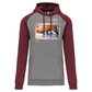 Sweatshirt Bicolor com capuz Algar de Benagil