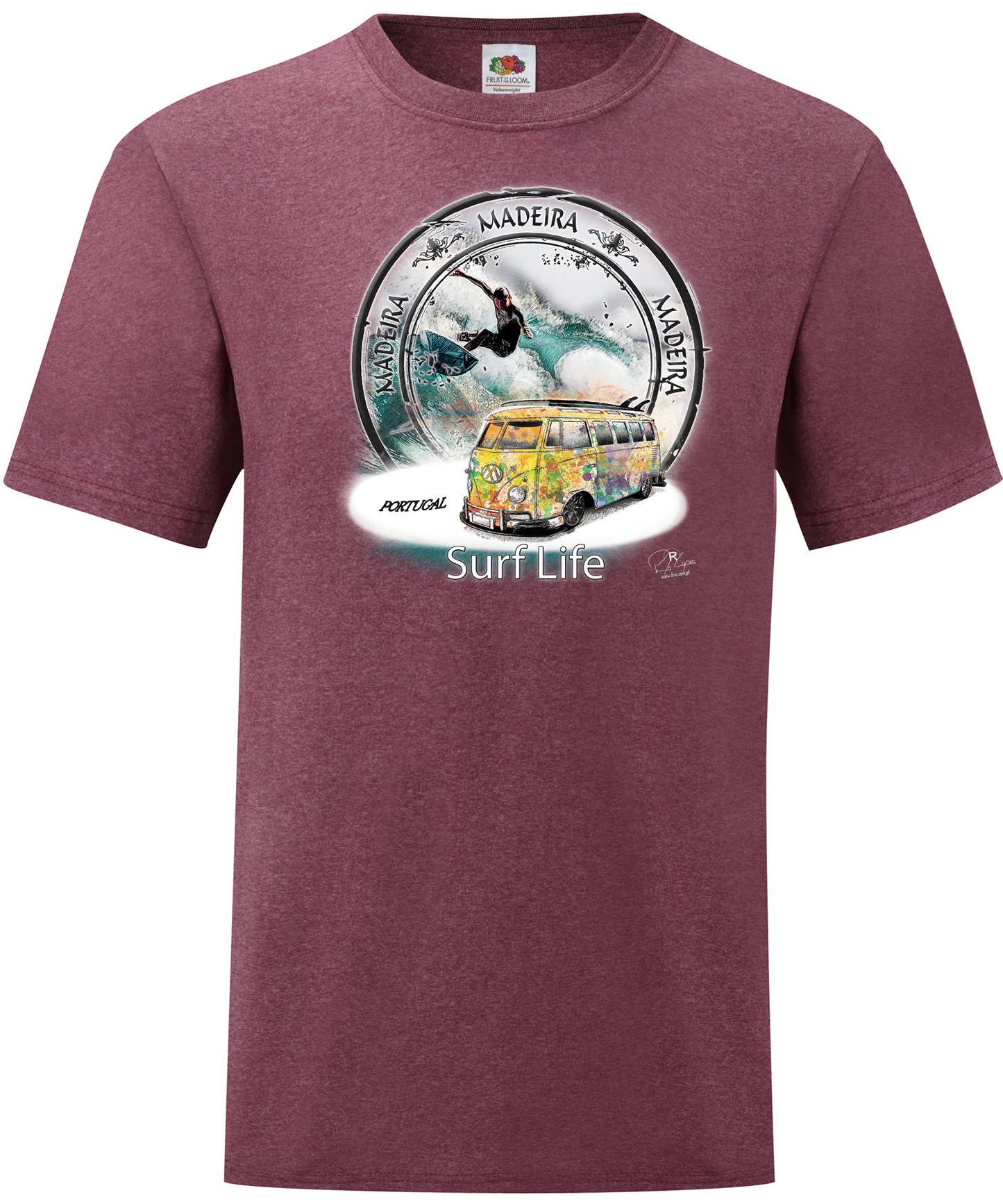 T-shirt Surf Life Madeira