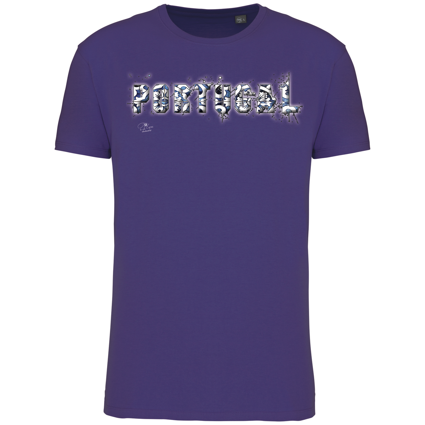 T-Shirt Algodão Biológico Portugal Azulejos