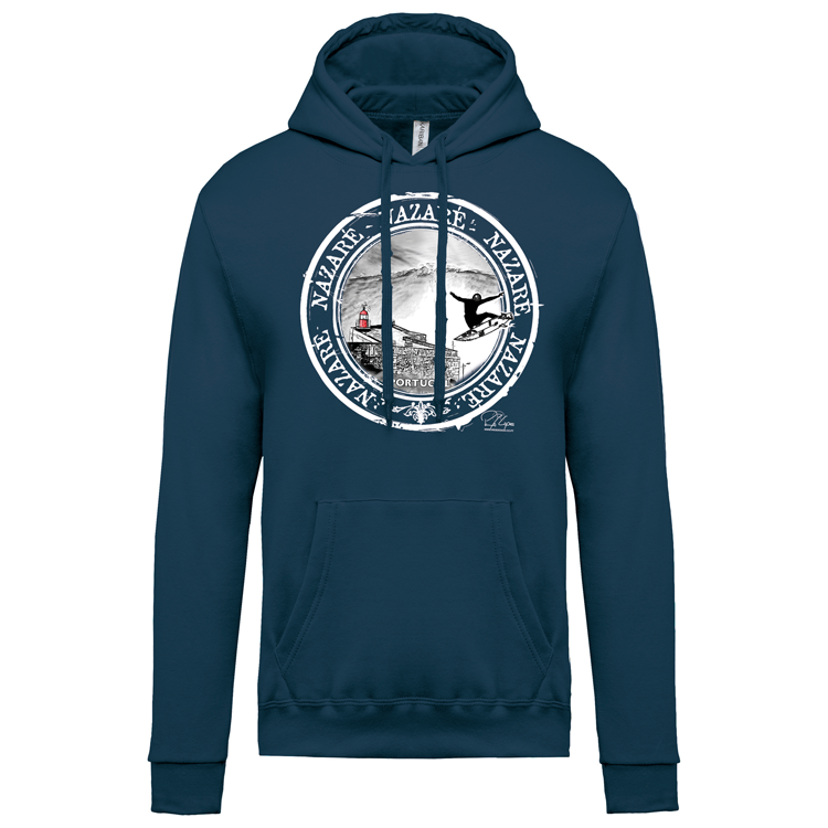 Sweatshirt Kariban com Capuz Selo Nazaré