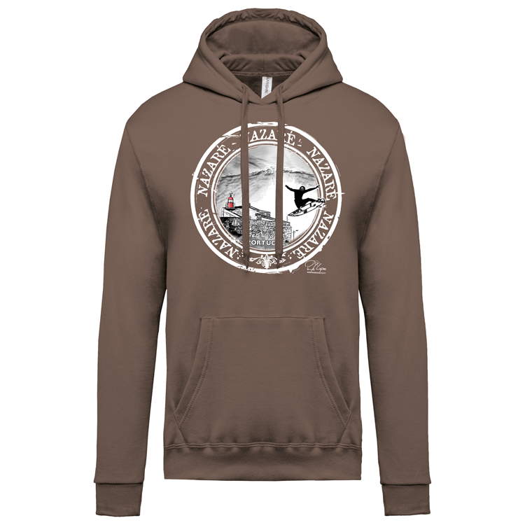 Sweatshirt Kariban com Capuz Selo Nazaré