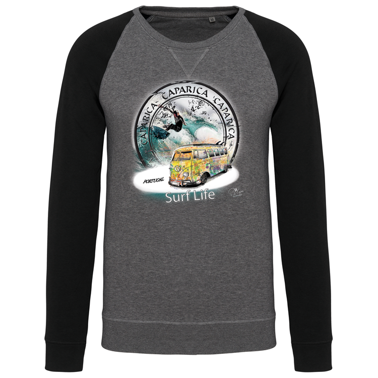 Sweatshirt sem capuz Surf Life Caparica