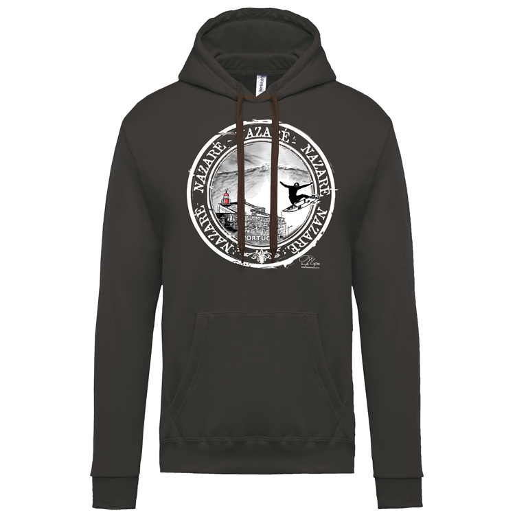 Sweatshirt Kariban com Capuz Selo Nazaré