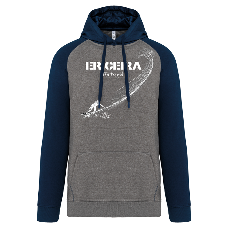 Sweatshirt Bicolor com capuz Surf Ericeira