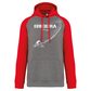 Sweatshirt Bicolor com capuz Surf Ericeira