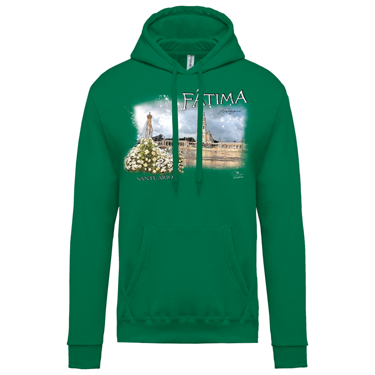 Sweatshirt Kariban com Capuz Santuário de Fátima