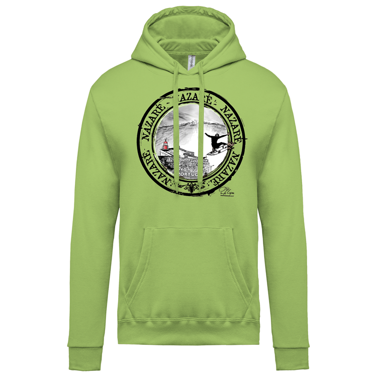 Sweatshirt Kariban com Capuz Selo Nazaré