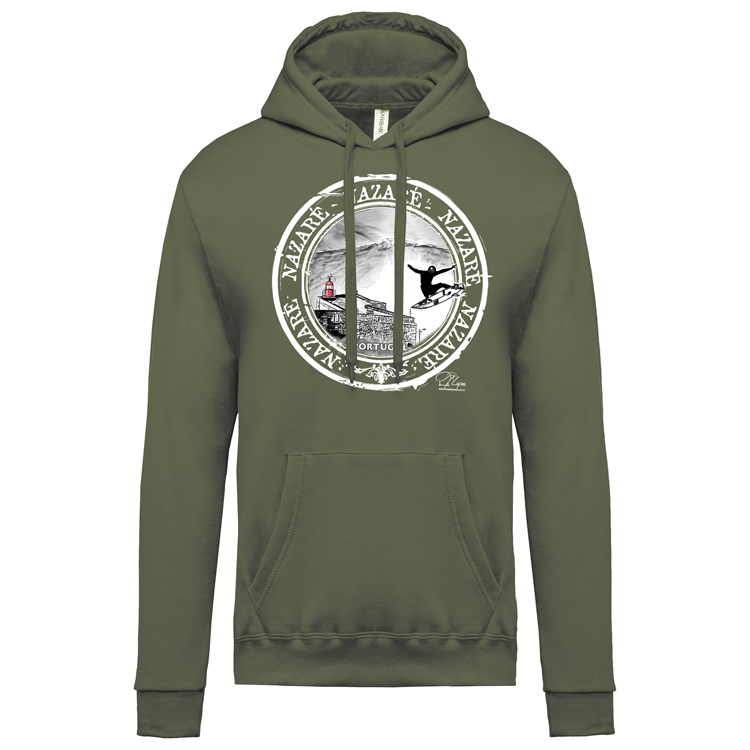 Sweatshirt Kariban com Capuz Selo Nazaré
