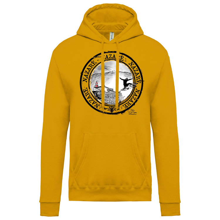 Sweatshirt Kariban com Capuz Selo Nazaré