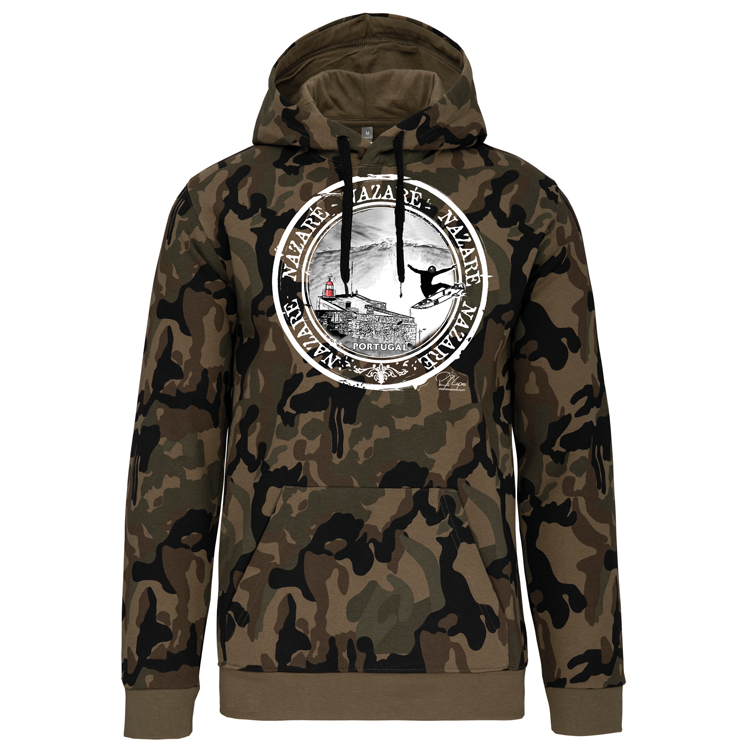 Sweatshirt Kariban com Capuz Selo Nazaré