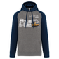 Sweatshirt Bicolor com capuz Monumentos lx