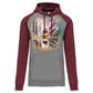 Sweatshirt Bicolor com capuz Espelho Lx