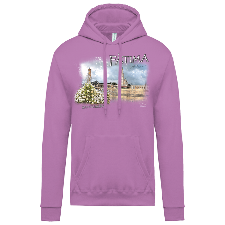 Sweatshirt Kariban com Capuz Santuário de Fátima