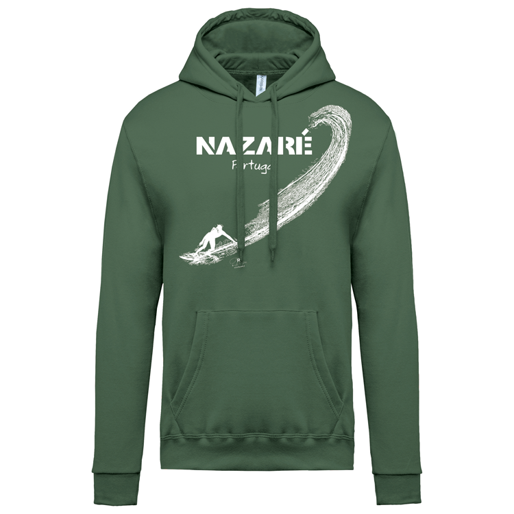 Sweatshirt Kariban com Capuz Surf Nazaré