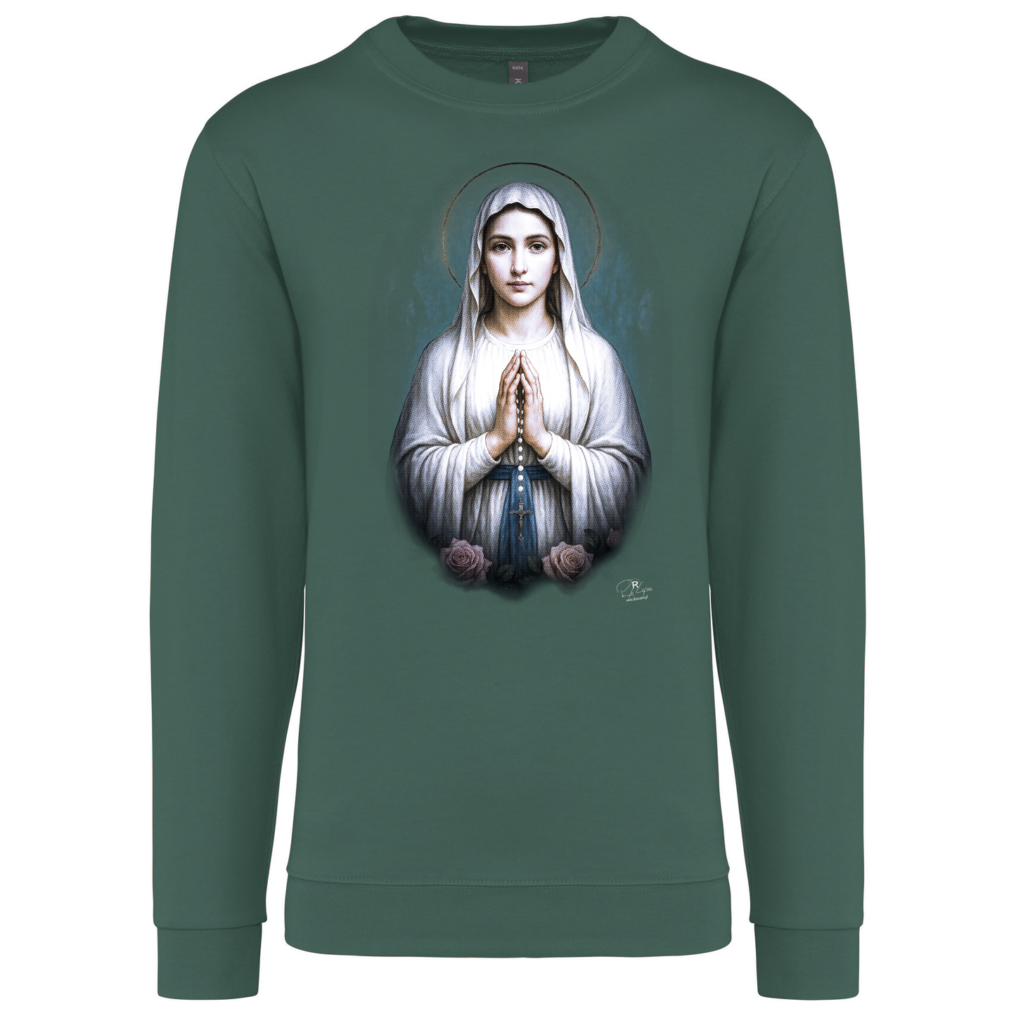 Sweatshirt Kariban sem Capuz Virgem