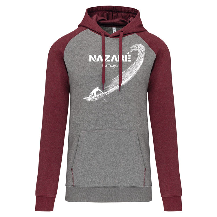 Sweatshirt com capuz Surf Nazaré