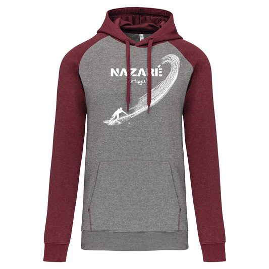 Sweatshirt com capuz Surf Nazaré