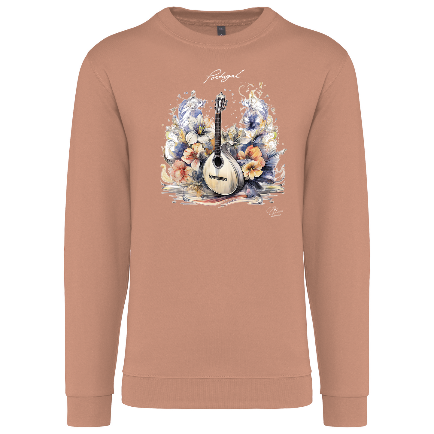 Sweatshirt Kariban sem Capuz Guitarra Portuguesa