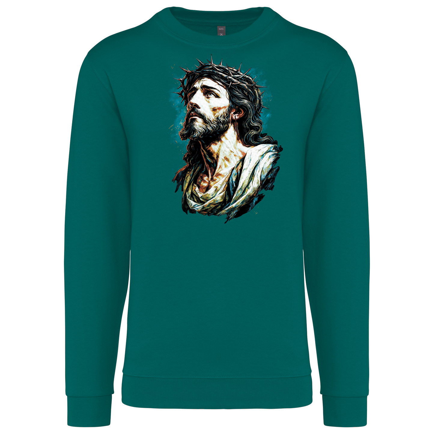 Sweatshirt Kariban sem Capuz Jesus Cristo