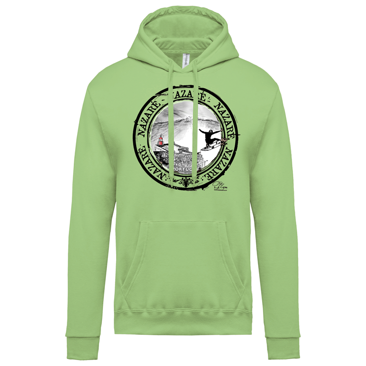 Sweatshirt Kariban com Capuz Selo Nazaré