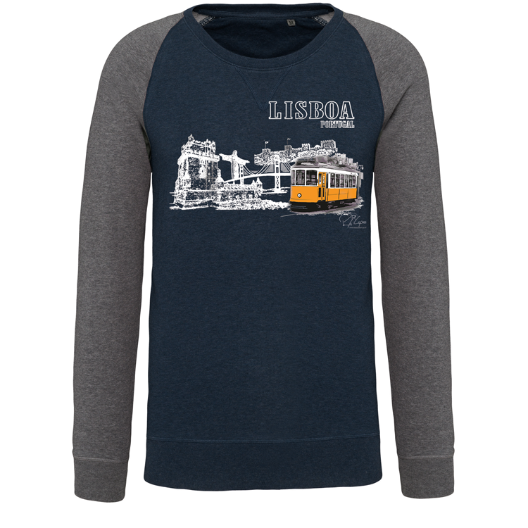 Sweatshirt Bicolor sem capuz Monumentos Lx