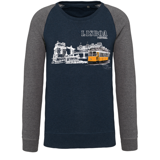 Sweatshirt Bicolor sem capuz Monumentos Lx